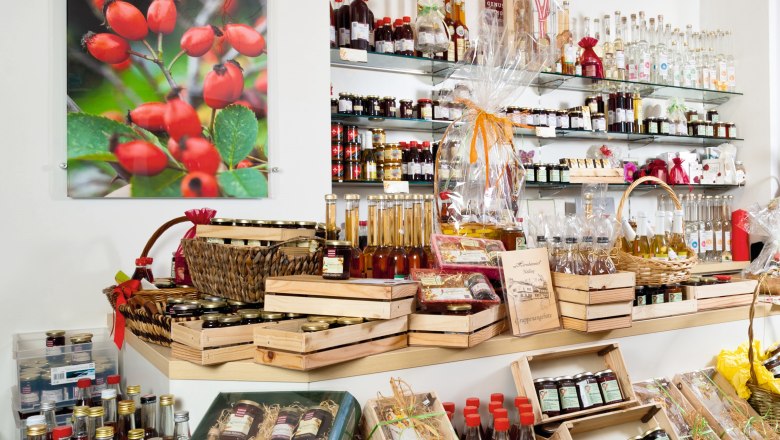 Im Hetscherlshop gibt es viele Köstlichkeiten für zuhause., © Macher GmbH Im Hetscherlshop gibt es viele Köstlichkeiten für zuhause., © Macher GmbH