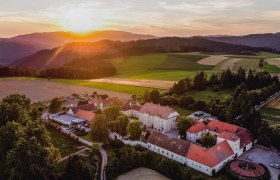 Das Schloss Gurhof von oben, © Birgit Pisec Das Schloss Gurhof von oben, © Birgit Pisec
