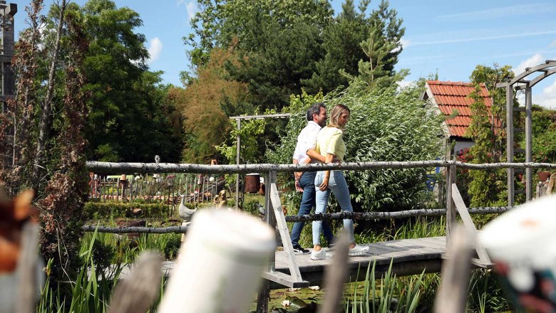Besuch im Schaugarten, © ARGE Dunkelsteinerwald/weinfranz Besuch im Schaugarten, © ARGE Dunkelsteinerwald/weinfranz