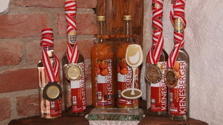 Prämierte Produkte der Familie Kienesberger, © Familie Kienesberger